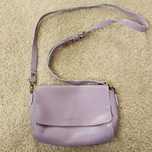 Portland Leather Lavender Crossbody Bag